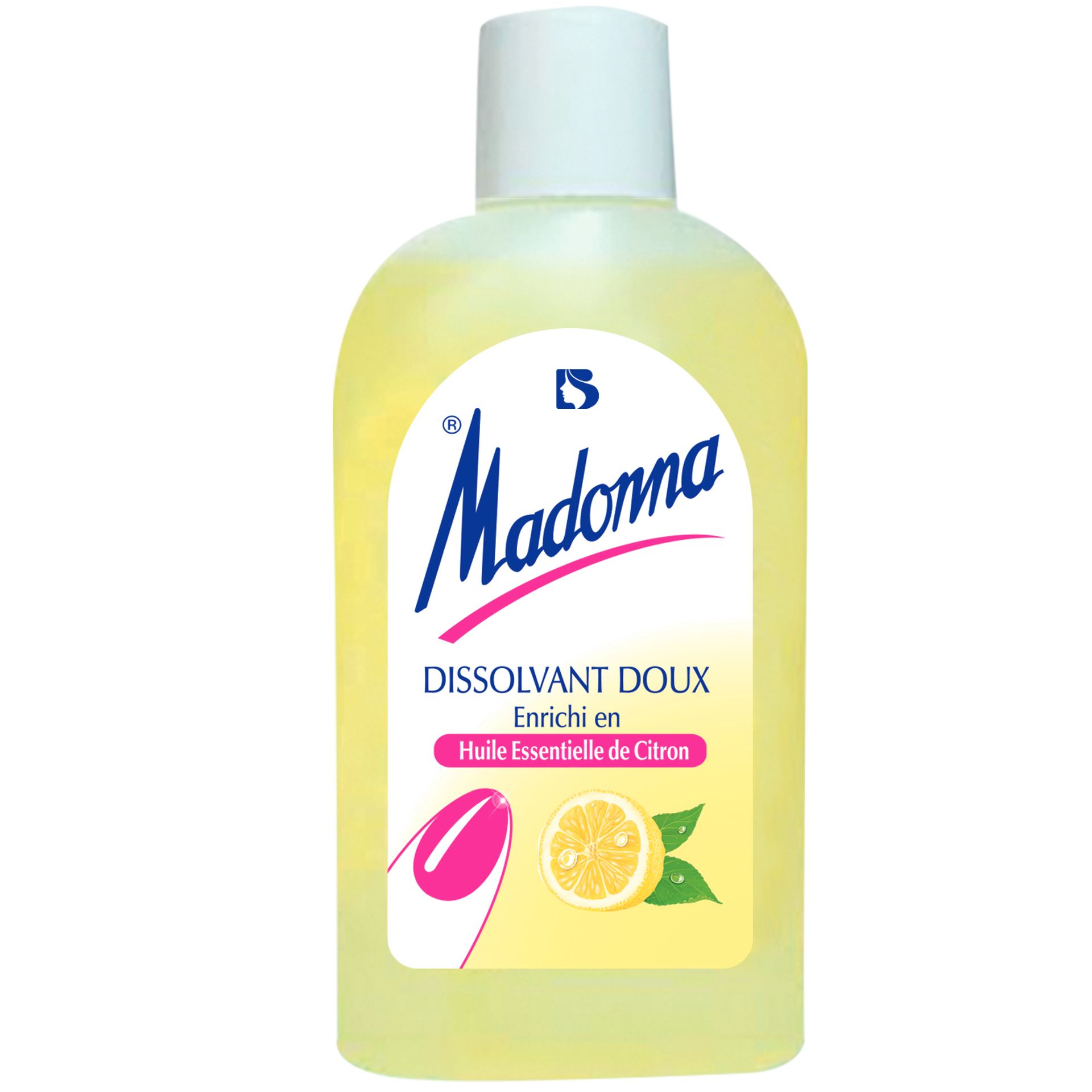 Dissolvant doux enrichi en huile essentielle de citron 120ml - MADONNA