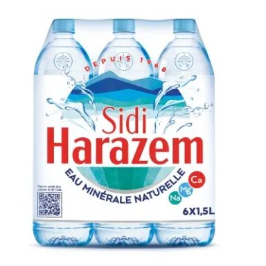 Sidi Harazem Eau minérale 6x1,5L