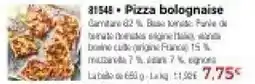 Pizza bolognaise