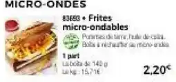 83683 + Frites micro-ondables