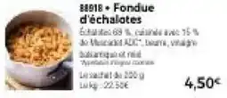 Fondue d'échalotes
