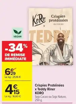KORO Crispies Protéinées