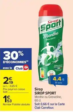 Sirop Sport