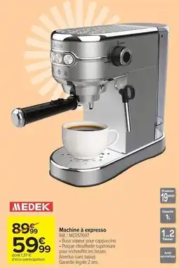 Medek - machine à expresso