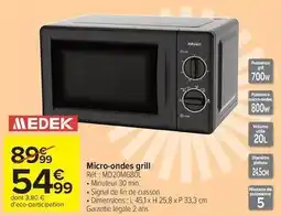 Medek - micro-ondes grill