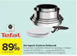 Tefal Set ingenio 8 pièces Dailycook