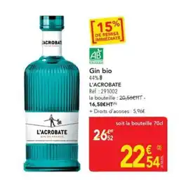 L'ACROBATE Gin bio