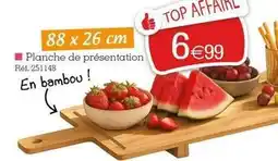 Planche de présentation