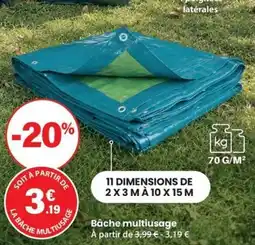 Bâche multiusage