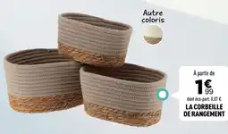 La corbeille de rangement