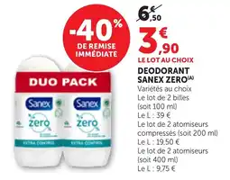 Sanex Deodorant Zero