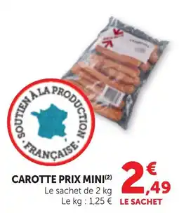 Carotte Prix Mini
