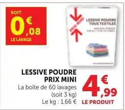Lessive Poudre