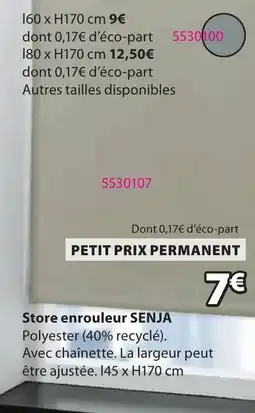 SENJA Store enrouleur