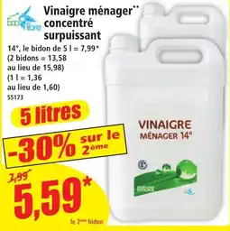 Eco libre Vinaigre ménager
