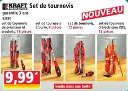 KRAFT Set de tournevis