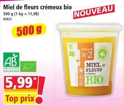 Miel de fleurs crèmeux bio
