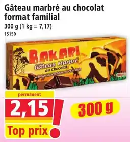 BAKARI Gâteau Marbré au chocolat