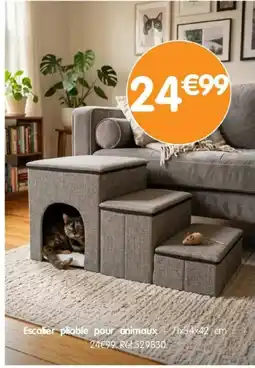 Escalier pliable pour animaux