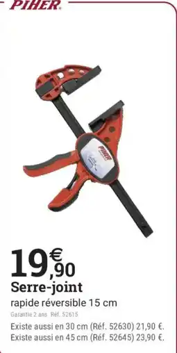 PIHER Serre-joint