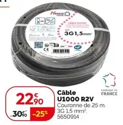 Nexans HOME Câble U1000 R2V