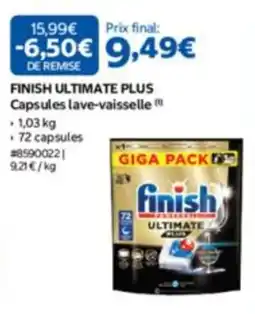 Finish Capsules lave-vaisselle