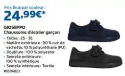 GIOSEPPPO Chaussures d'écolier garçon
