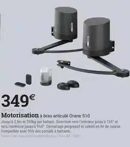 Motorisation à bras articule 510