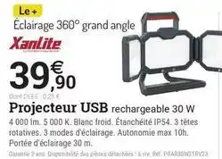 Xanlite - projecteur usb