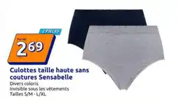 Culottes taille haute sans coutures sensabelle