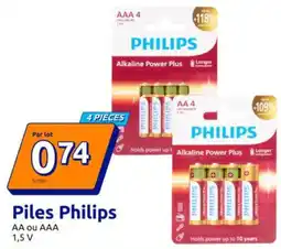 Philips - piles aaa 4