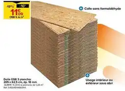 Dalle osb 3 plancher