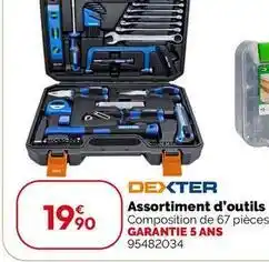 Dexter - assortiment d'outils