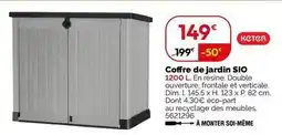 Keter - coffre jardrin sio