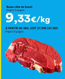 Base côte de boeuf