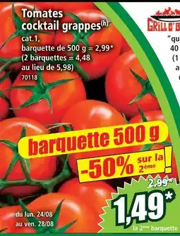 Tomates cocktail grappes