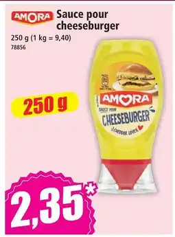 Amora sauce pour cheeseburger