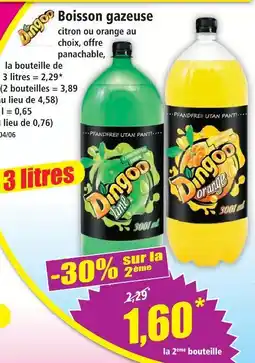 Boisson gazeuse citron