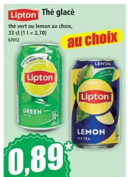 Lipton thé glacé vert