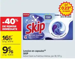 SKIP Lessive en capsules