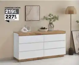 Commode 6 tiroirs