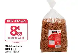 BOEHLI Mini-bretzels
