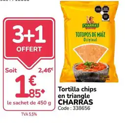 CHARRAS Tortilla chips en triangle