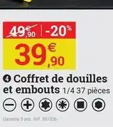 Coffret de douilles et embouts