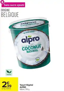 Alpro yaourt végétal