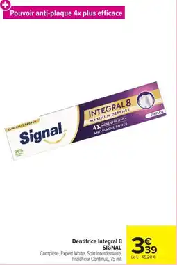 Signal Dentifrice Integral 8