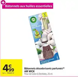 AIR WICK Bâtonnets désodorisants parfumés
