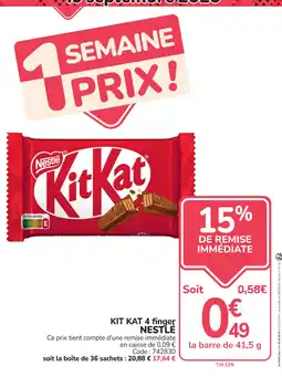 KIT KAT 4 finger NESTLE
