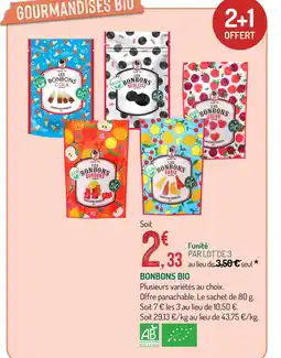 Super sec les bonbons bio cola