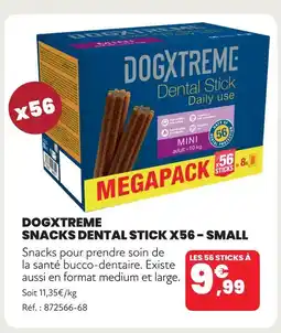 Dogxtreme snacks dental stick x56 - small